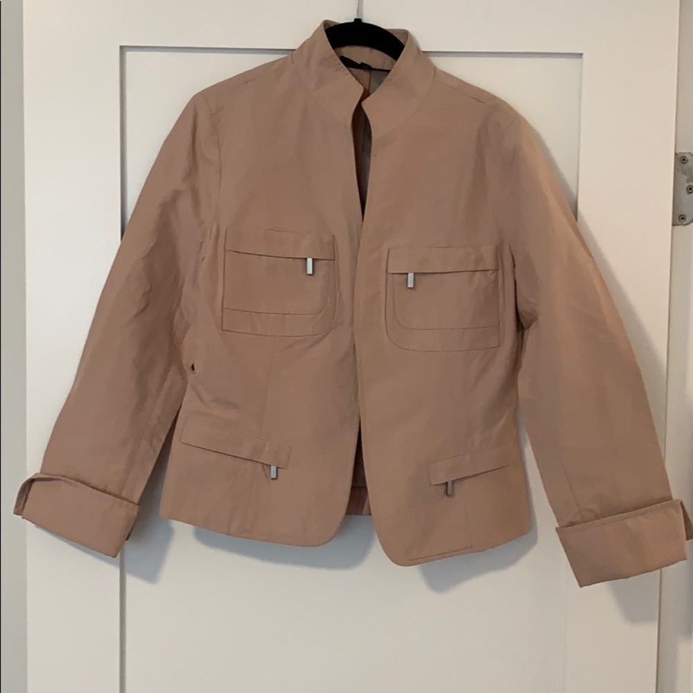 Soft pink jacket size 8